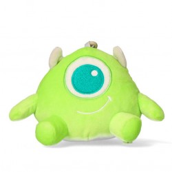 Pixar Disney Monstruos S.A. Mike Wazowski plush keychain