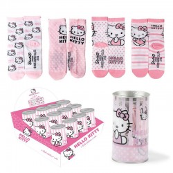 Hello Kitty Money box 4 pairs of socks 12 Τεμ.