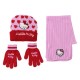 Hello Kitty winter set snood hat gloves