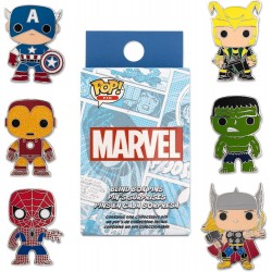 Loungefly Marvel Mystery Blind Box Enamel Pin assorted 12 Τεμ.