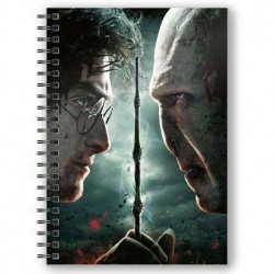 Harry Potter Harry vs Voldemort A5 3D notebook 2 Τεμ.
