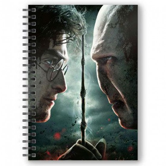Harry Potter Harry vs Voldemort A5 3D notebook 2 Τεμ.