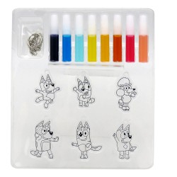 Bluey Colouring set decorative hangers 6 Τεμ.
