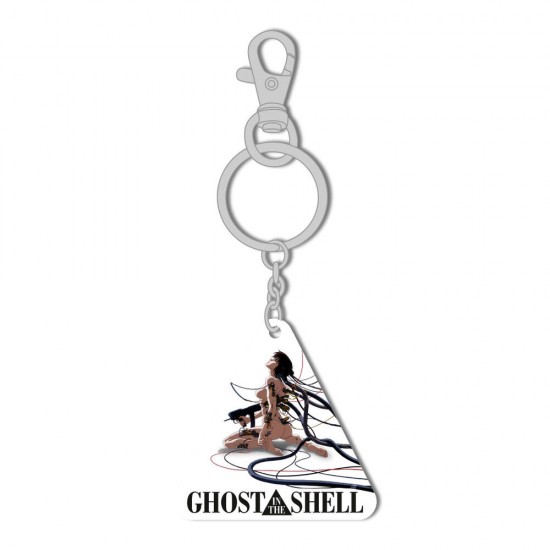 Ghost in the Shell Resting Motoko metal keychain
