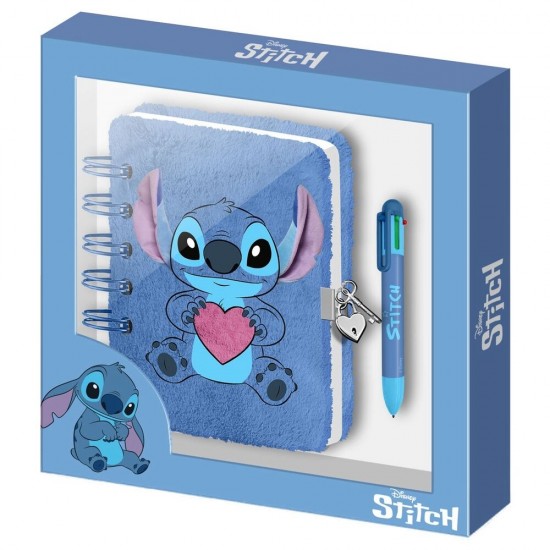 Disney Stitch Diary plush + pen