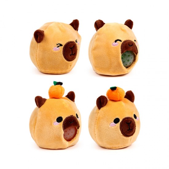 Queasy Squeezies Capybara assorted plush toy 12 Τεμ.