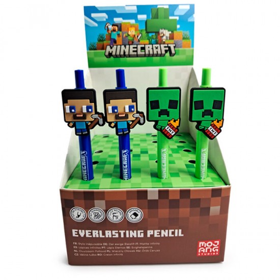 Minecraft assorted everlasting pencil 20 Τεμ.