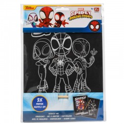 Marvel Spiderman scratching set 12 Τεμ.