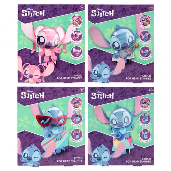 Disney Stitch assorted 3D figure 20cm 12 Τεμ.