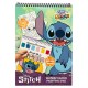 Disney Stitch Sketchbook + watercolours and paintbrush 12 Τεμ.