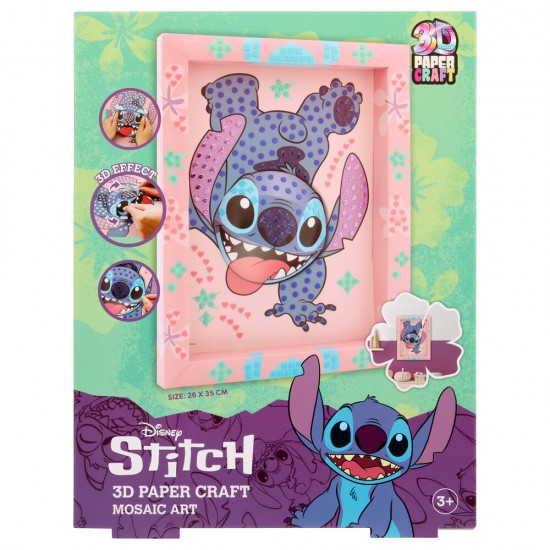 Disney Stitch 3D paper craft 6 Τεμ.