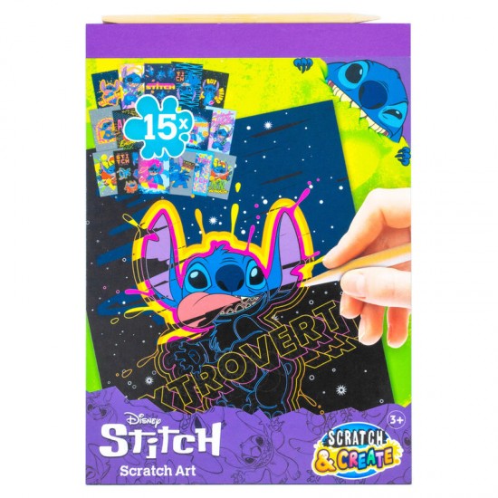 Disney Stitch scratching set 12 Τεμ.