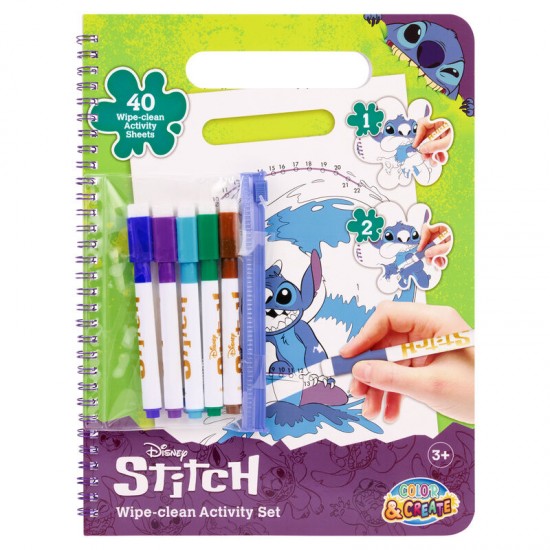 Disney Stitch Magic water painting book 6 Τεμ.