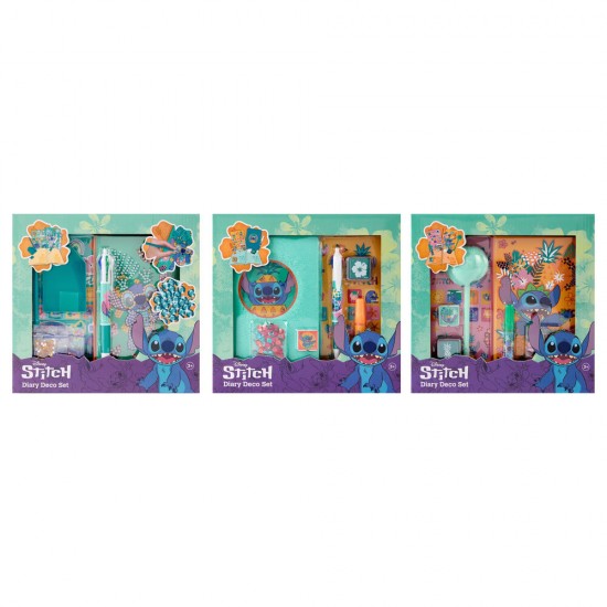 Disney Stitch Diary Deco set 6 Τεμ.