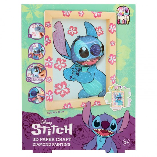 Disney Stitch Craft 3D diamond mosaic 6 Τεμ.