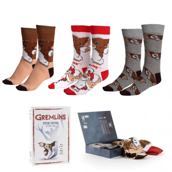 Gremlins pack 3 adult socks