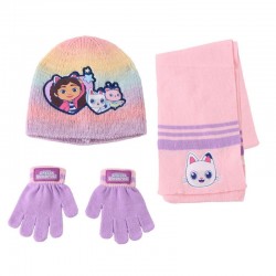 Gabbys Dolls House winter set snood hat gloves