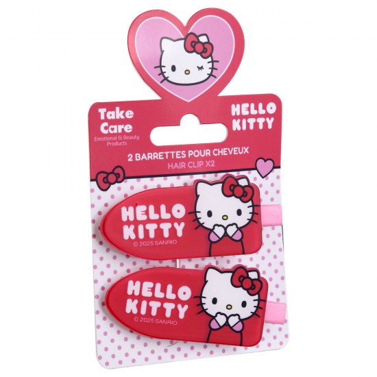 Hello Kitty pack 2 hair clips 12 Τεμ.