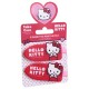 Hello Kitty pack 2 hair clips 12 Τεμ.