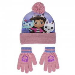 Gabbys Dolls House hat and gloves set