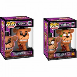 POP figure Funko Fusion Five Nights at Freddys Freddy Fazbear with Pizza Launcher 5 + 1 Chase 6 Τεμ.