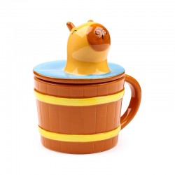 Capybara Mug With lid