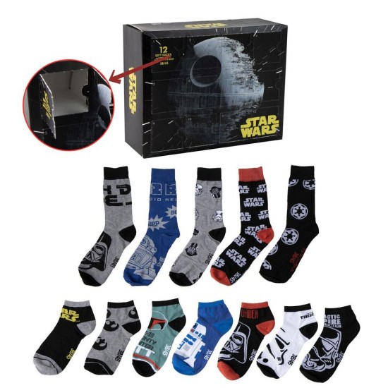 Star Wars assorted adult pack 12 socks 12 Τεμ.