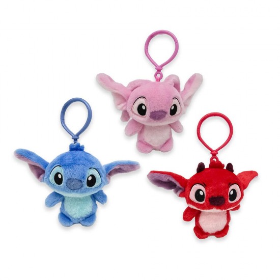 Disney Stitch assorted plush keychain 24 Τεμ.