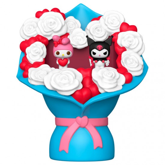 Bitty POP Bouquet figure Hello Kitty My Melody and Kuromi Valentines day