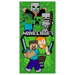 Minecraft microfibre beach towel