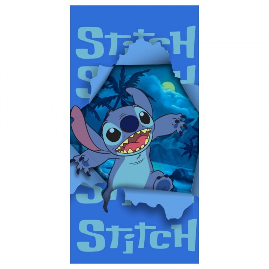 Disney Stitch microfibre beach towel