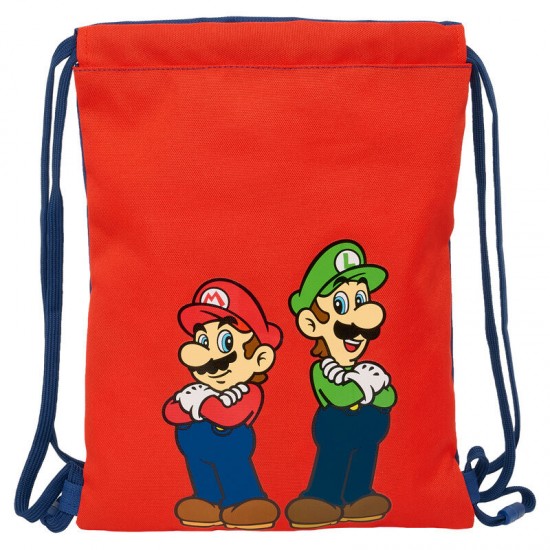 Super Mario Bros Mamma Mia gym bag 34cm