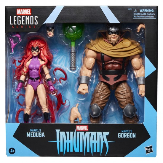 Marvel Legends Series Inhumans Medusa & Gorgon pack 2 figures