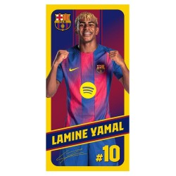 F.C Barcelona Lamine Yamal microfibre beach towel