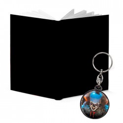 IT Welcome To Derry Notebook with light + keychain