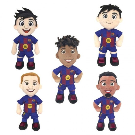 FC Barcelona Player assorted plush toy 25cm 12 Τεμ.