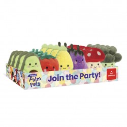 Palm Pals Vegetables assorted plush toy 13cm 24 Τεμ.