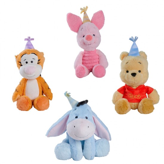Disney Winnie the Pooh Anniversary assorted plush toy 25cm 5 Τεμ.