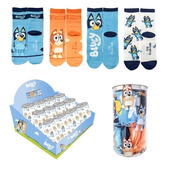 Bluey Set of 4 pairs socks 12 Τεμ.
