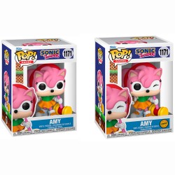 POP figure Sonic The Hedgehog Amy 5 + 1 Chase 6 Τεμ.