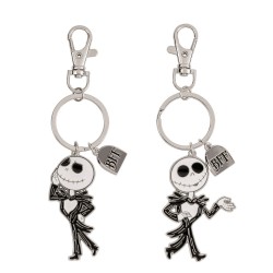 Disney Nightmare Before Christmas Jack Skellington Set 2 keychains