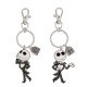 Disney Nightmare Before Christmas Jack Skellington Set 2 keychains