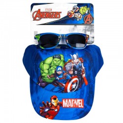 Marvel Avengers set cap + sunglasses 6 Τεμ.