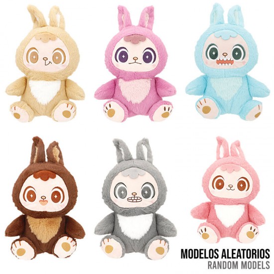 Hen Hao Kawaii Bunny assorted plush toy keychain 23cm 12 Τεμ.