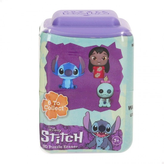 Disney Stitch assorted Puzzle 3D Eraser Palz Capsule 30 Τεμ.