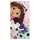 Gabbys Dollhouse microfibre beach towel