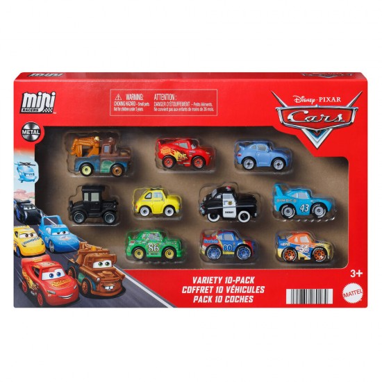Disney Pixar Cars blister 10 mini vehicles
