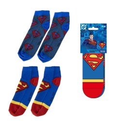 DC Comics Superman adult pack 2 socks 12 Τεμ.
