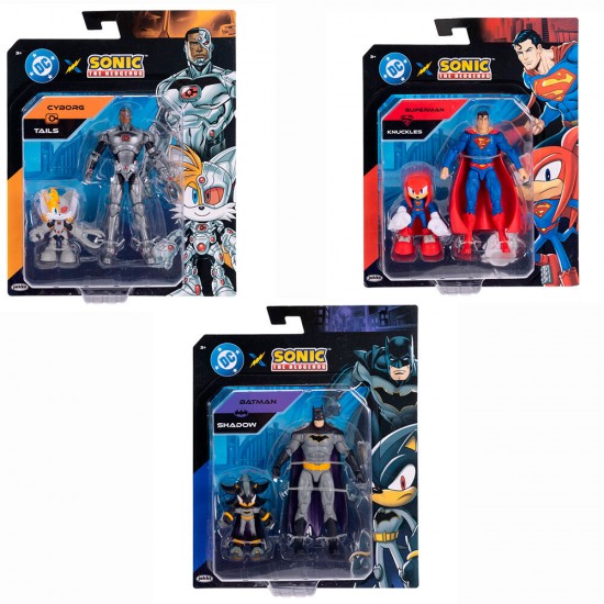 Sonic the Hedgehog Serie 1 assorted pack 2 figures 6 Τεμ.