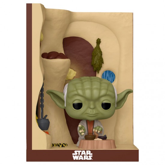 POP figure Nooks Star Wars Yoda in His Hut